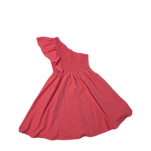 Women's Pink one shoulder summer Dress, Size large